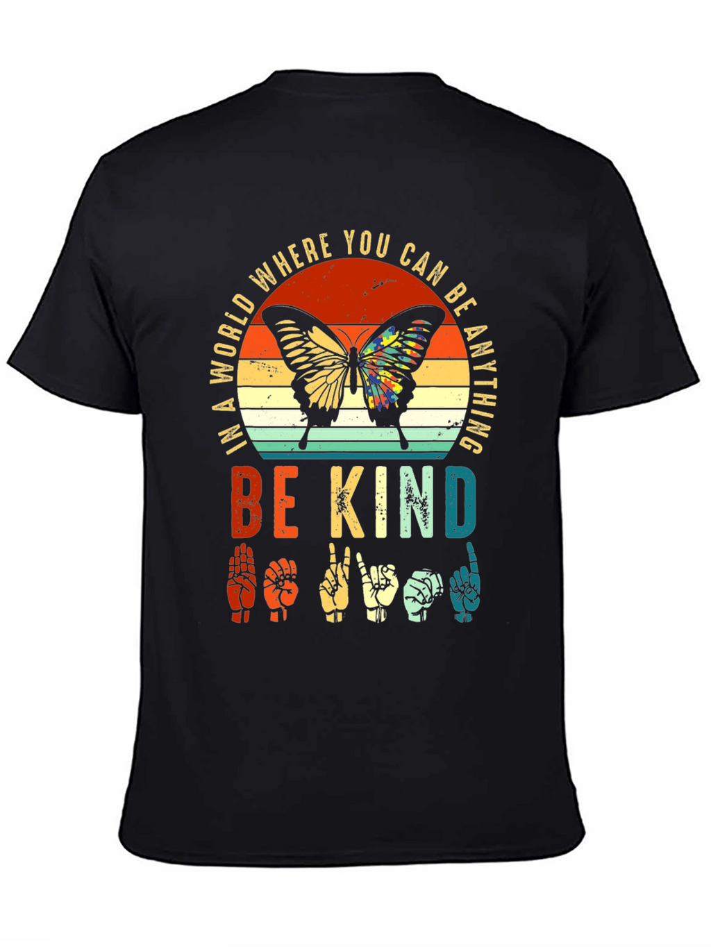 Be Kind Butterfly Graphic Tee
