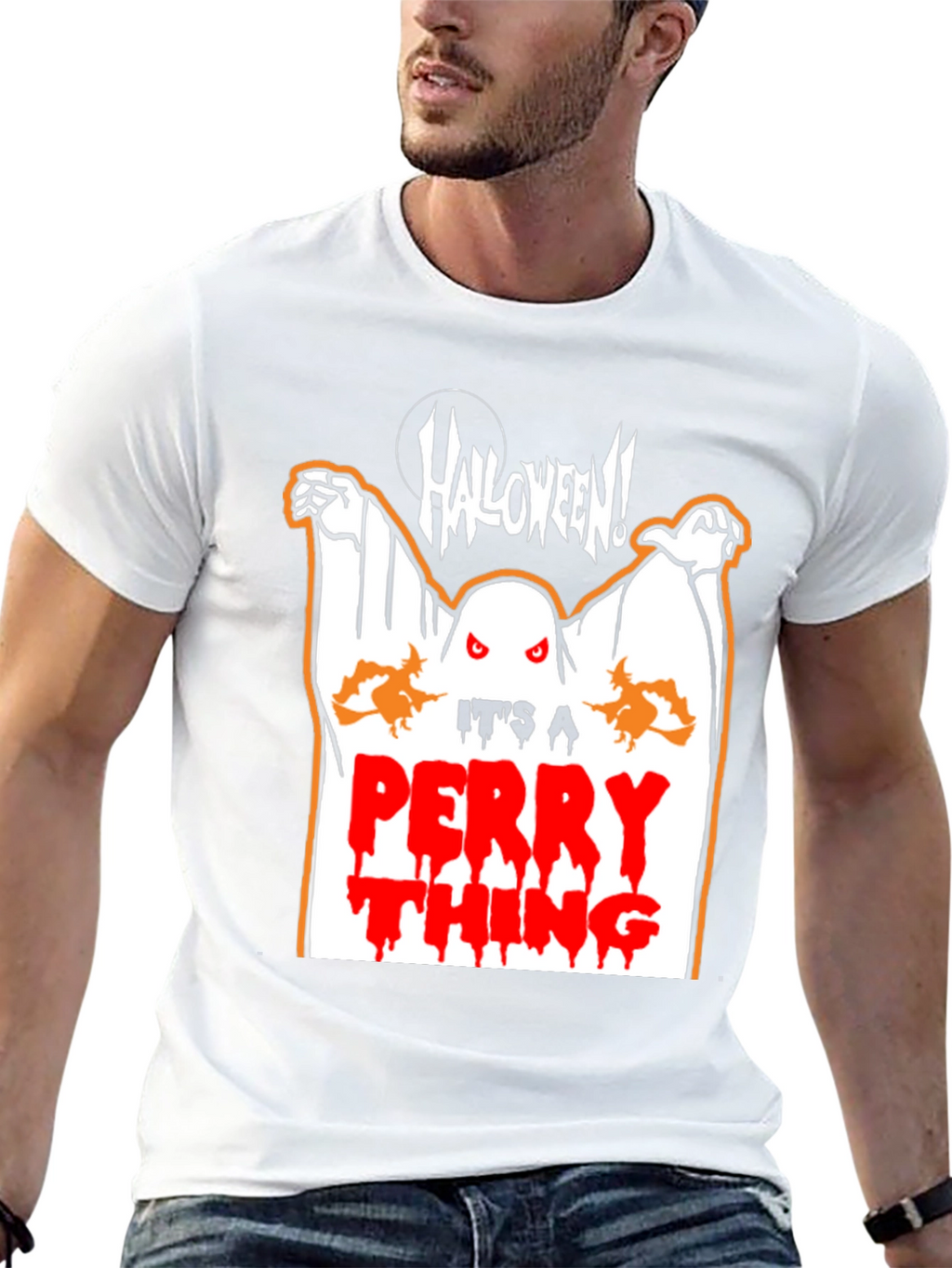 Halloween Perry Thing Graphic T-Shirt