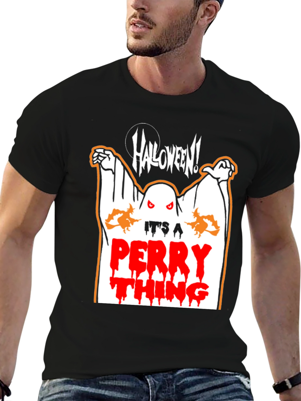 Halloween Perry Thing Graphic T-Shirt