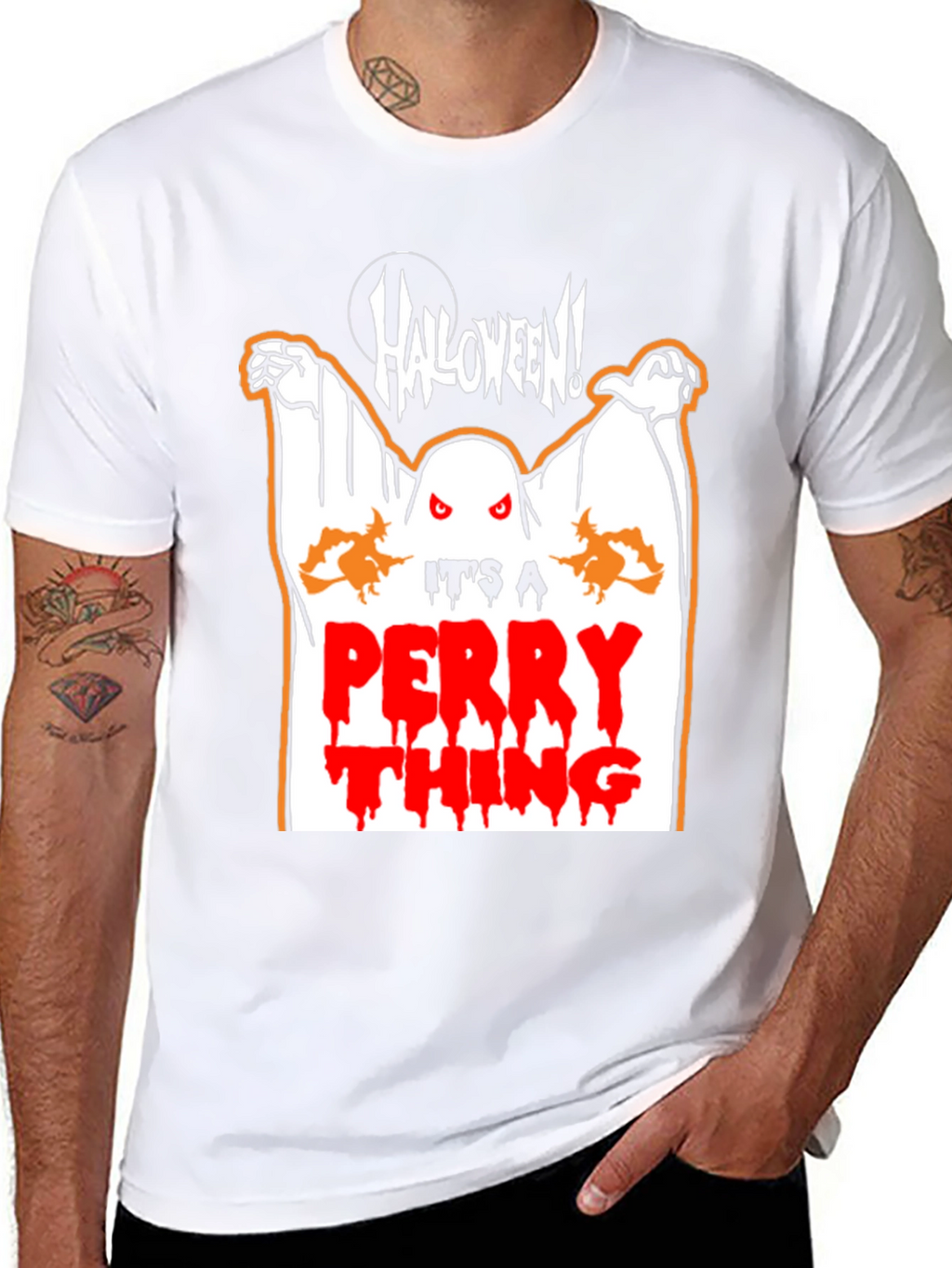 Halloween Perry Thing Graphic T-Shirt
