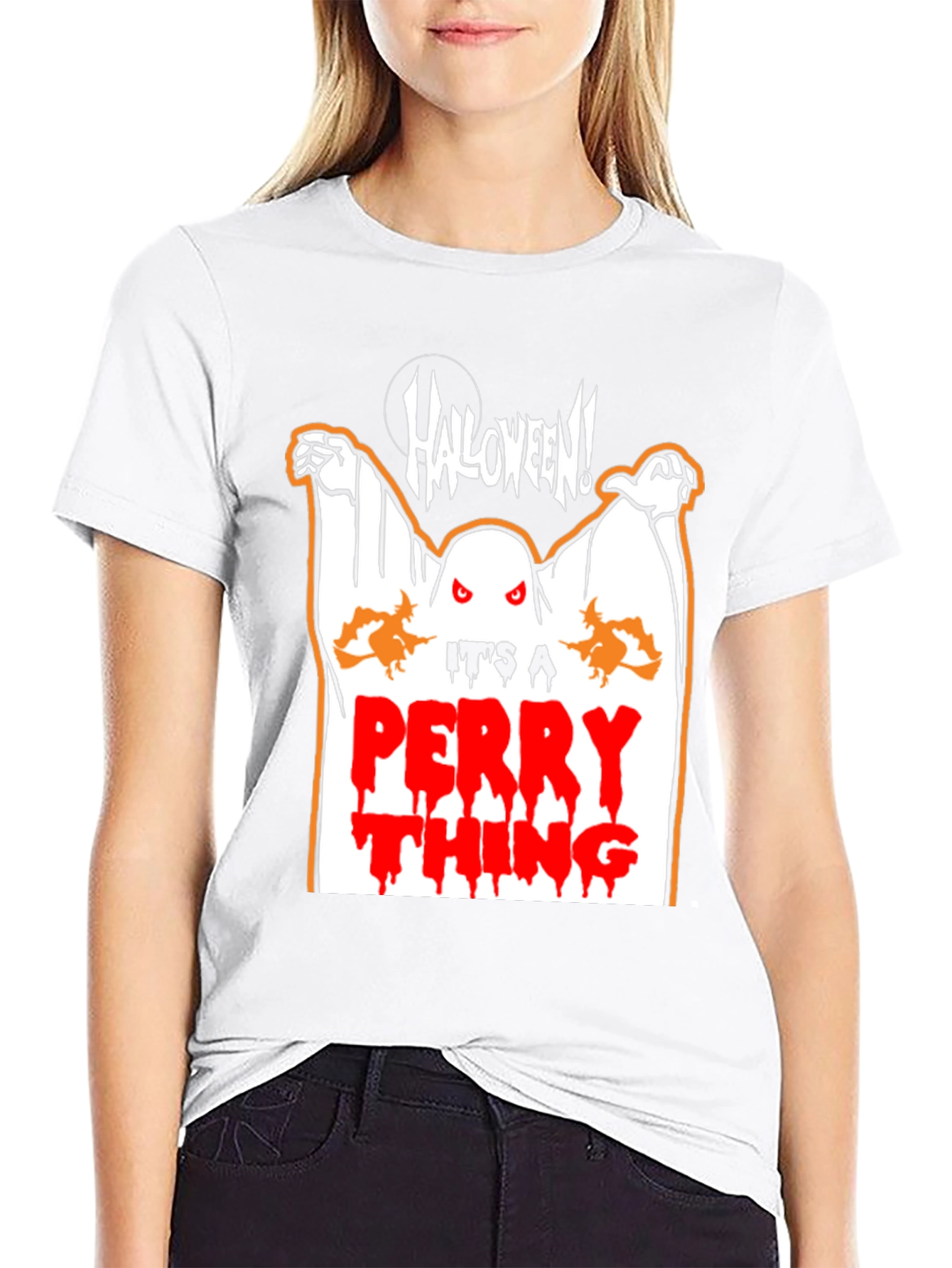 Halloween Perry Thing Graphic T-Shirt
