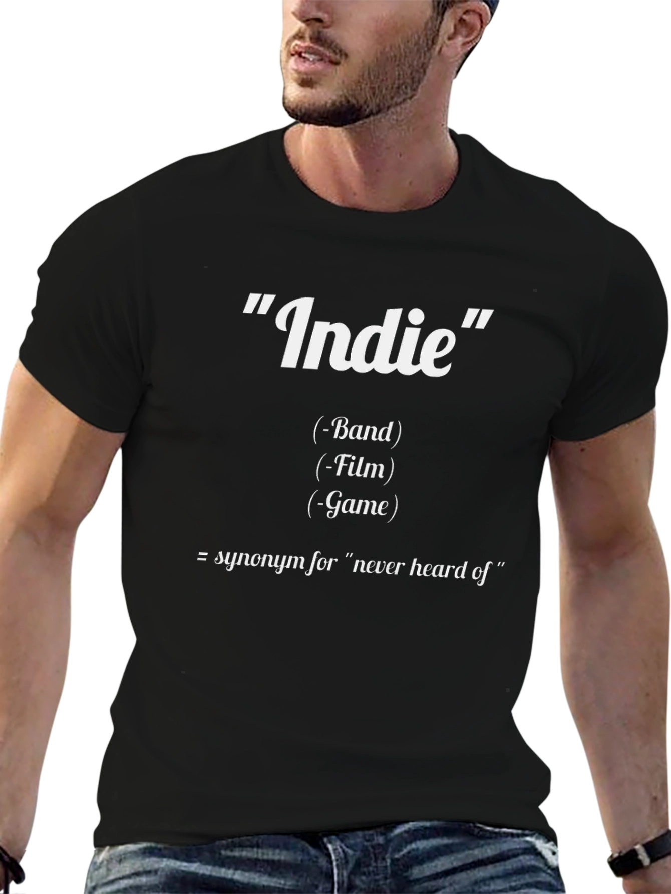 Funny Indie Definition Graphic T-Shirt