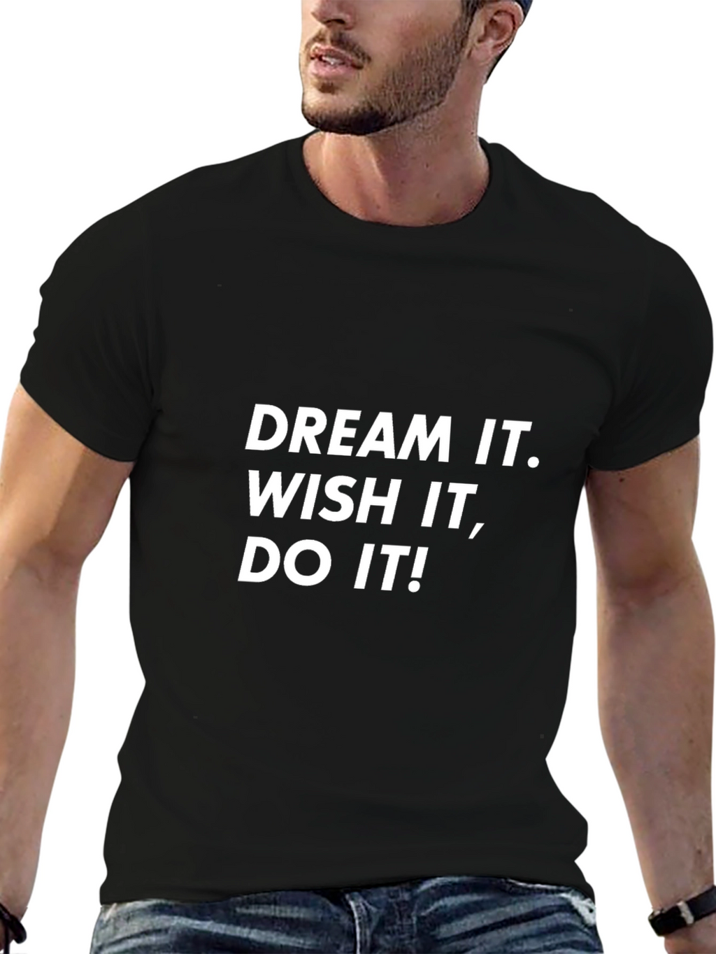 Dream It T-Shirt - Motivational Tee - Black