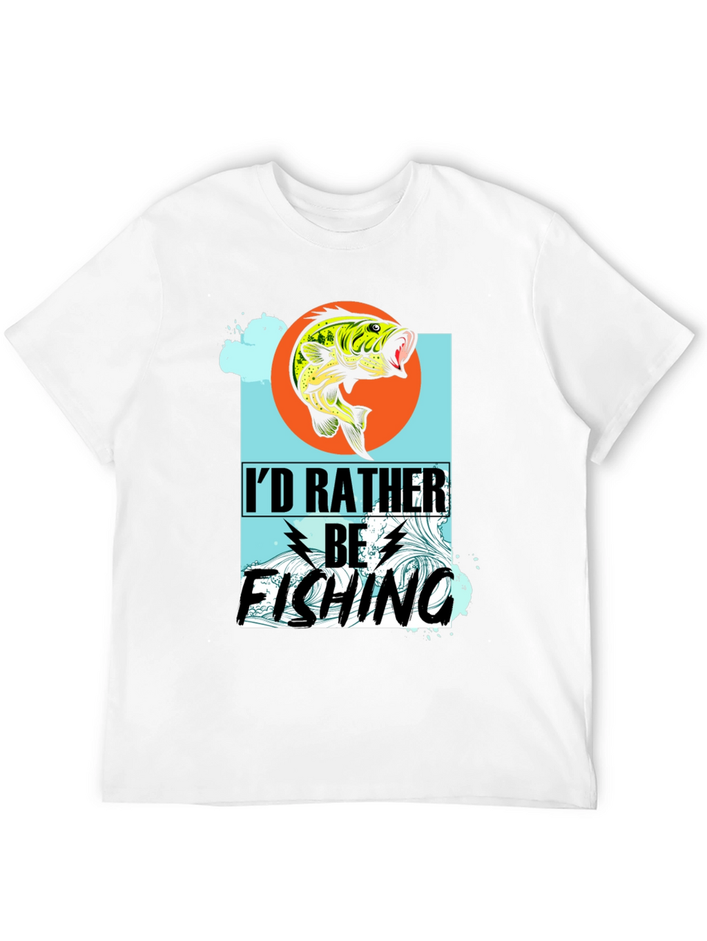 Id Rather Be Fishing Graphic T-Shirt