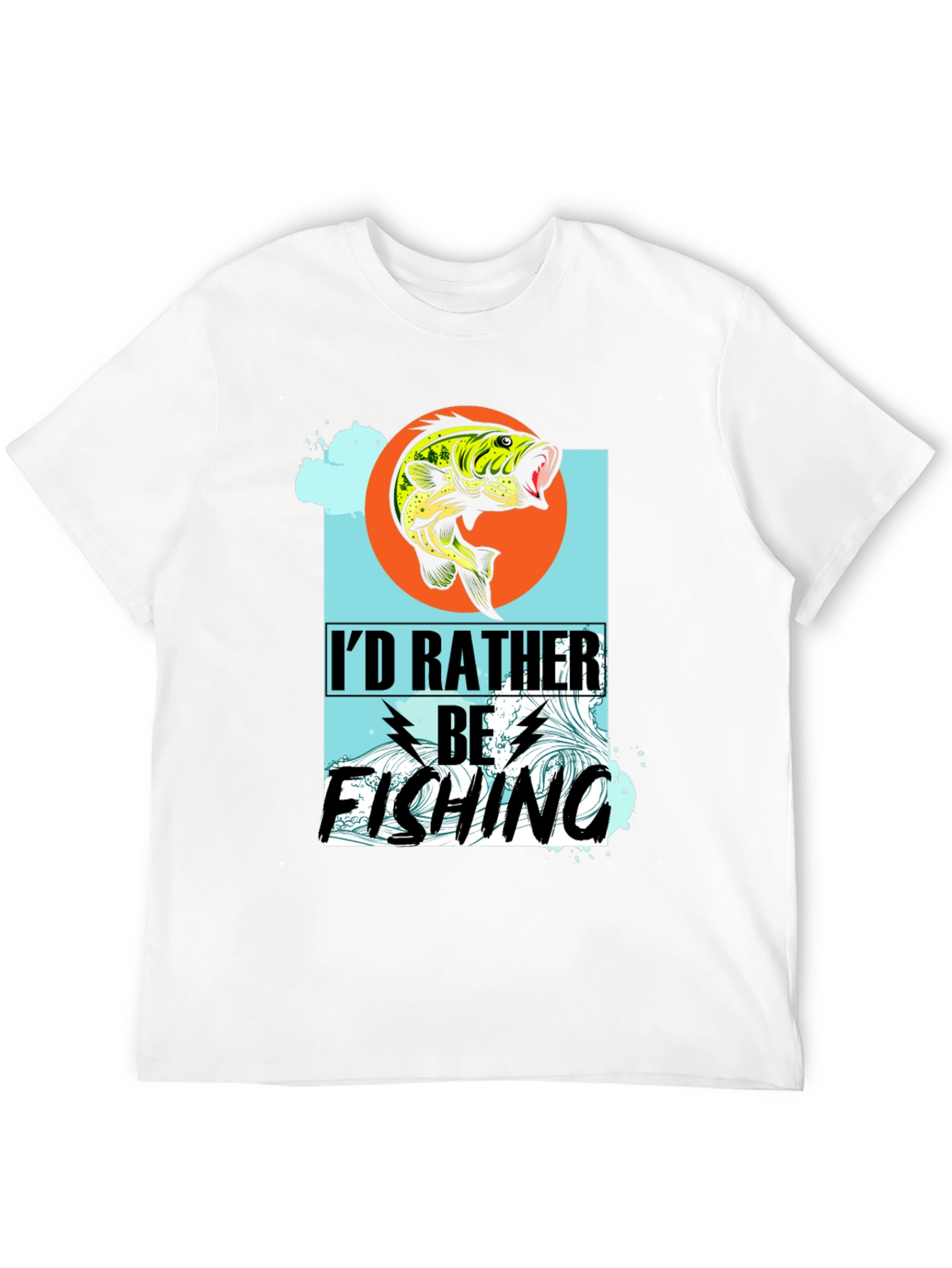 Id Rather Be Fishing Graphic T-Shirt