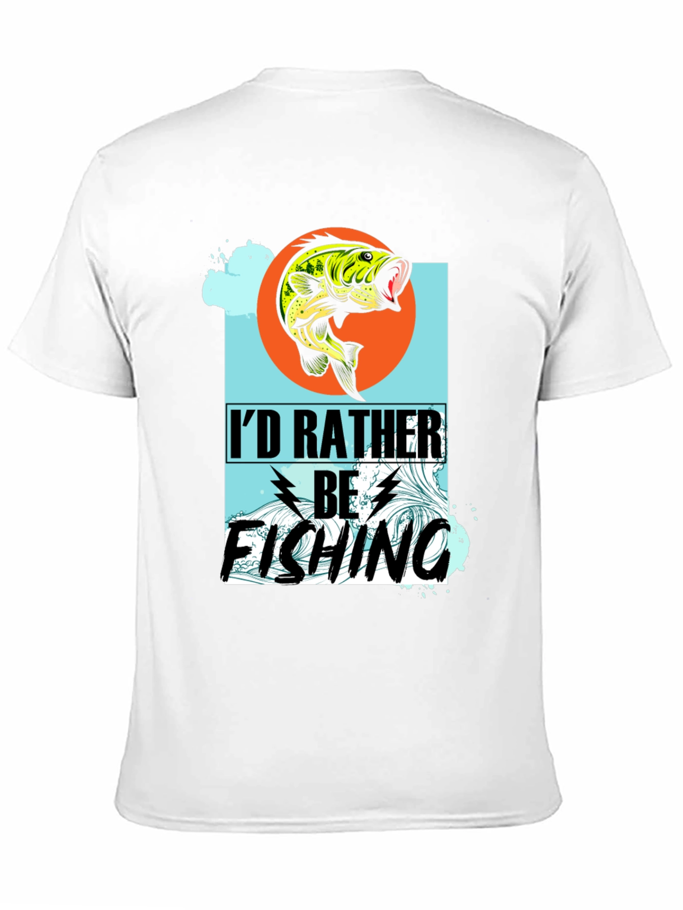 Id Rather Be Fishing Graphic T-Shirt