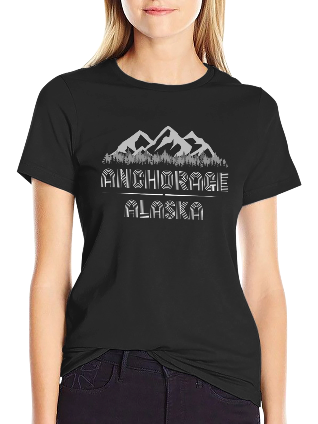 Anchorage Alaska Graphic T-Shirt