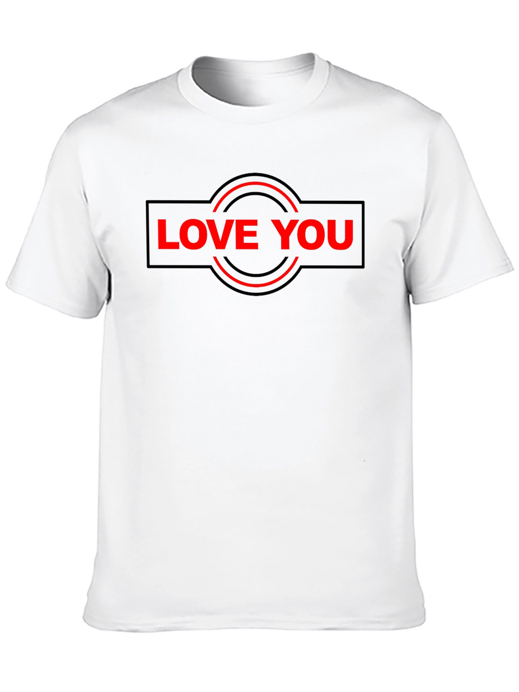 Love You Graphic Black T-Shirt - Stylish Comfort