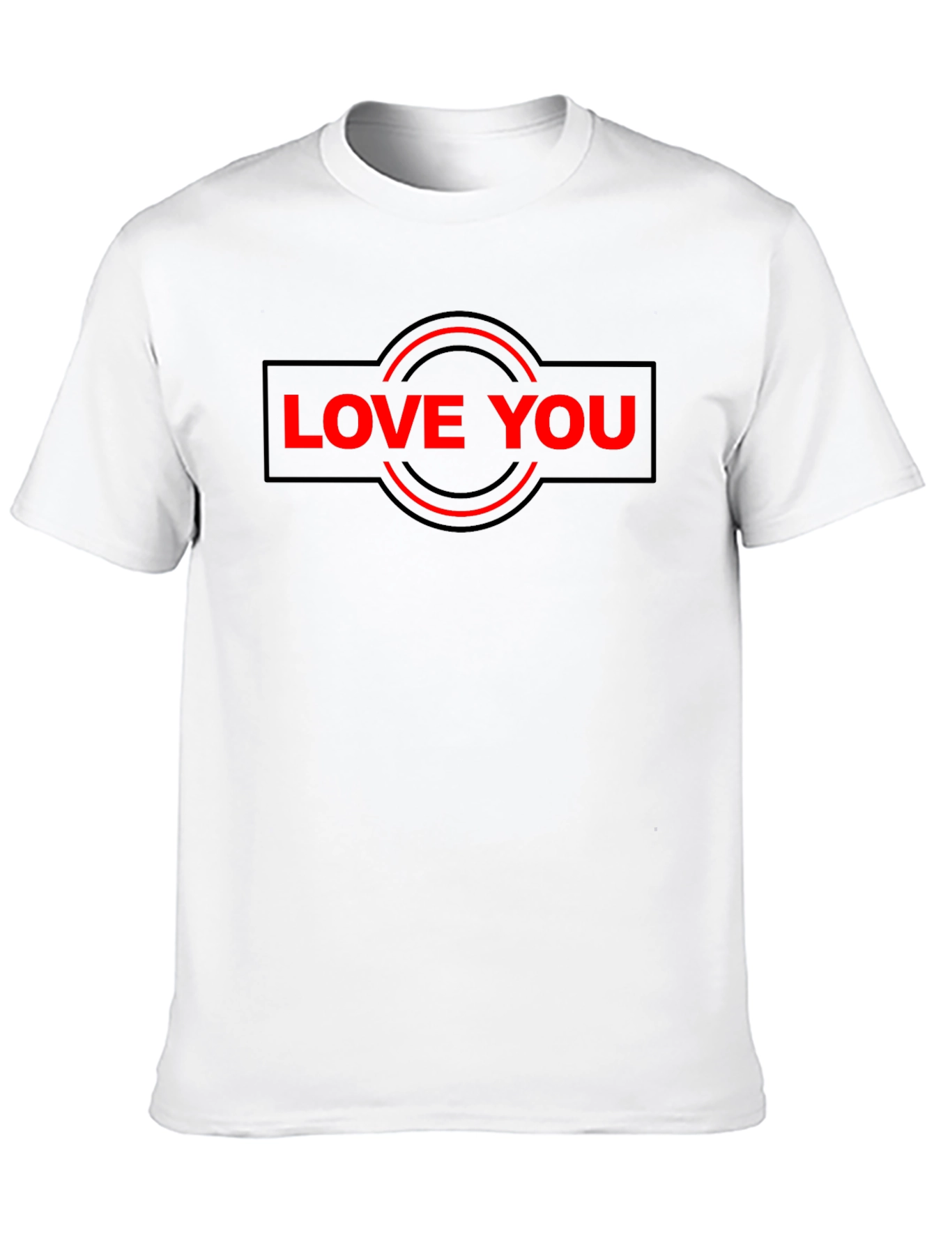 Love You Graphic Black T-Shirt - Stylish Comfort