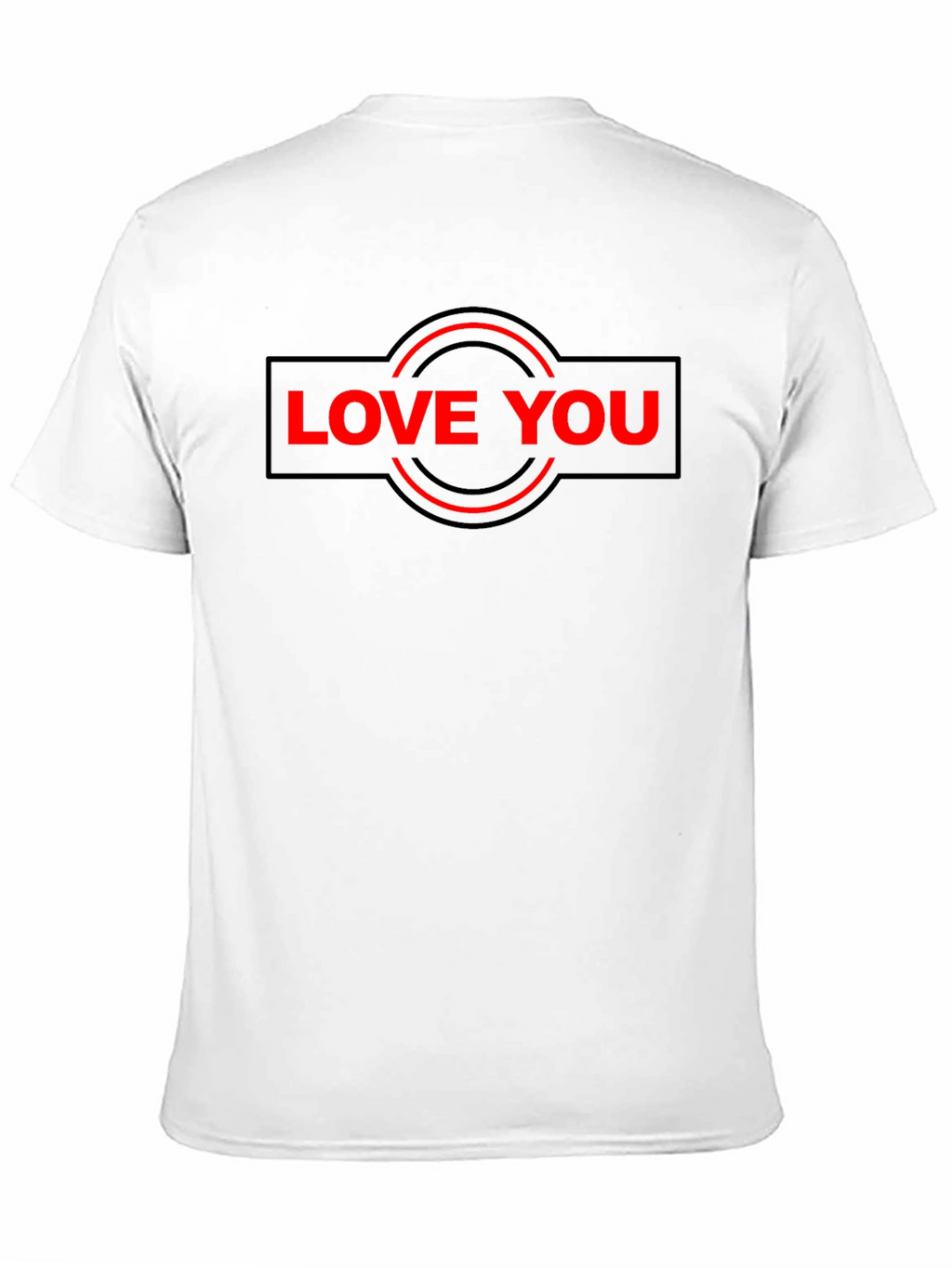 Love You Graphic Black T-Shirt - Stylish Comfort