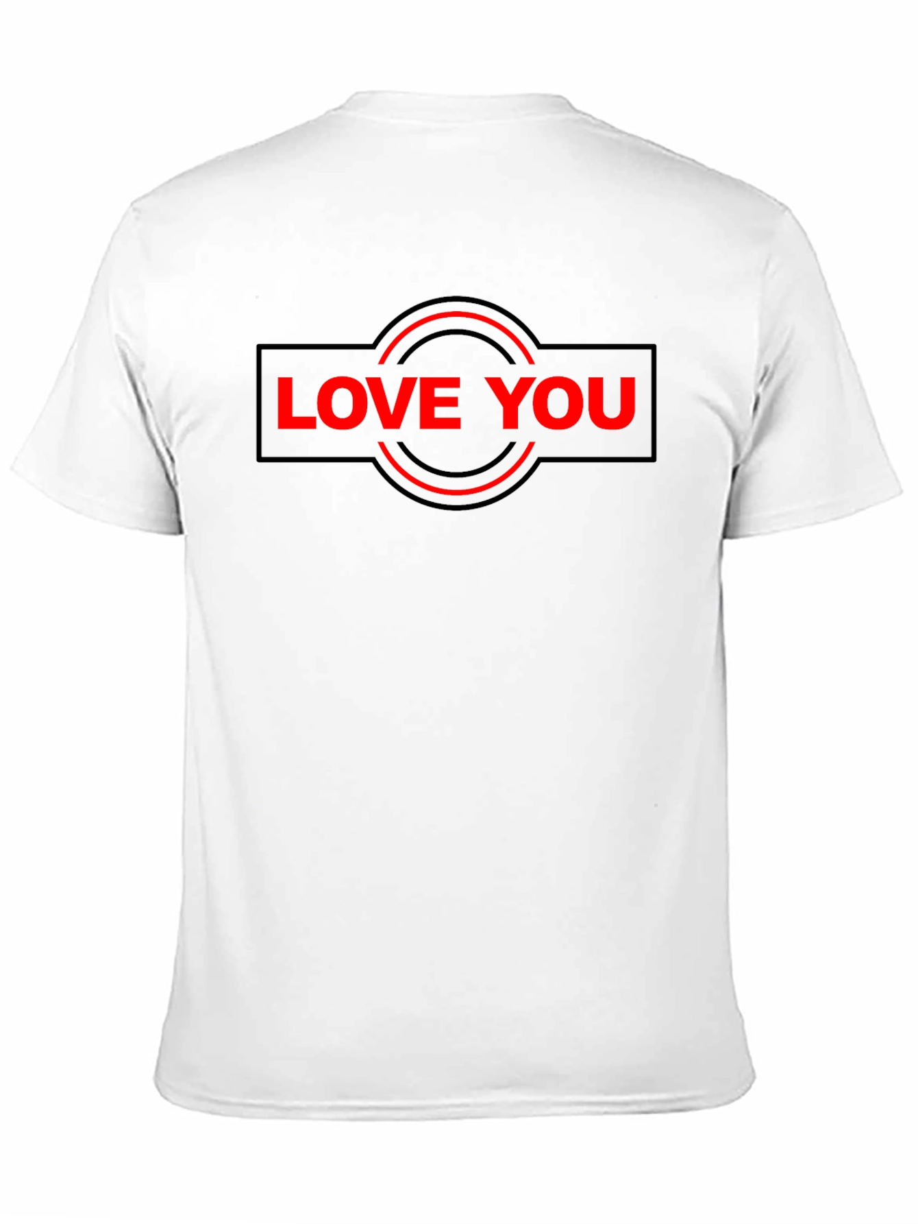 Love You Graphic Black T-Shirt - Stylish Comfort