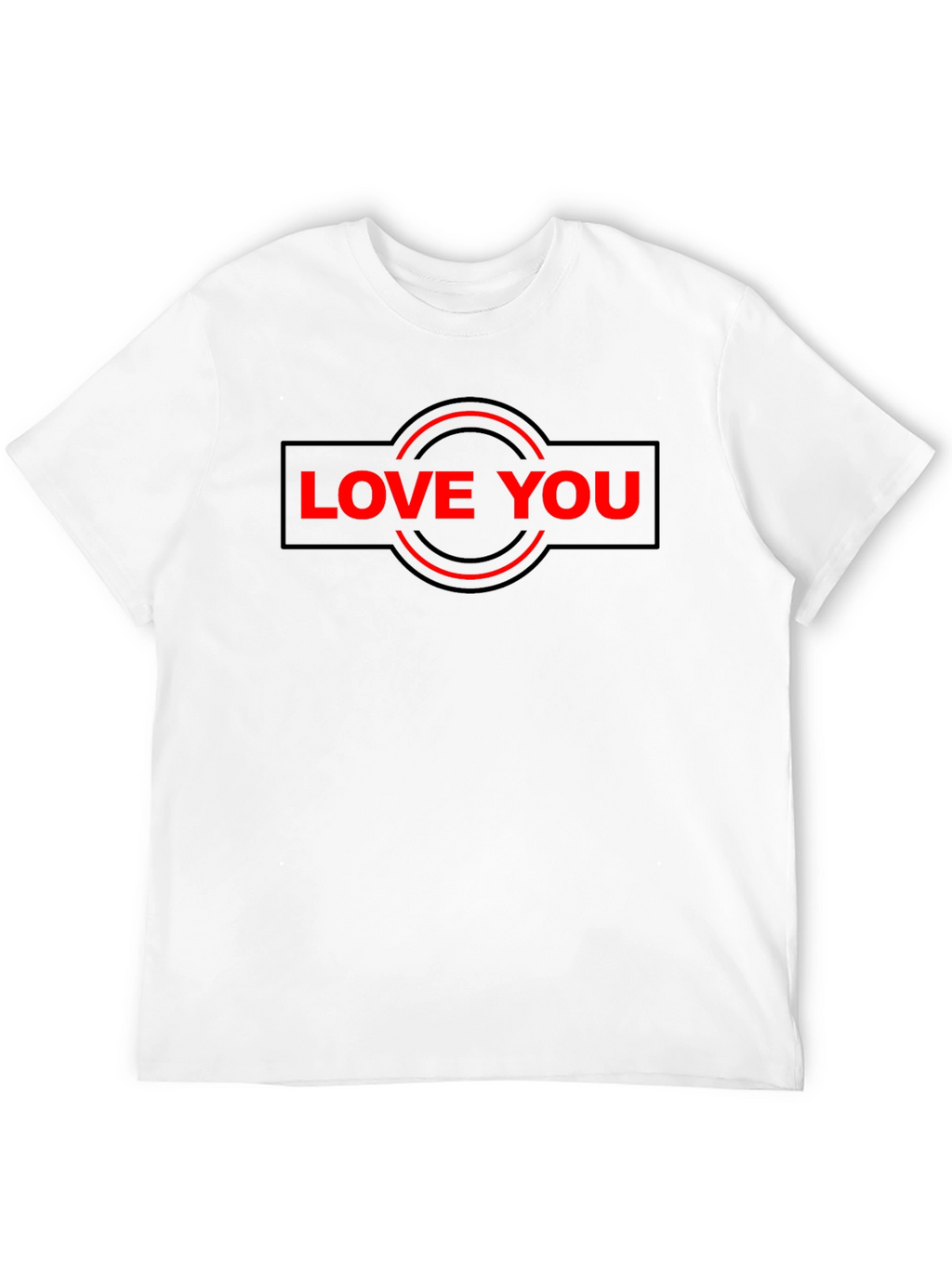Love You Graphic Black T-Shirt - Stylish Comfort