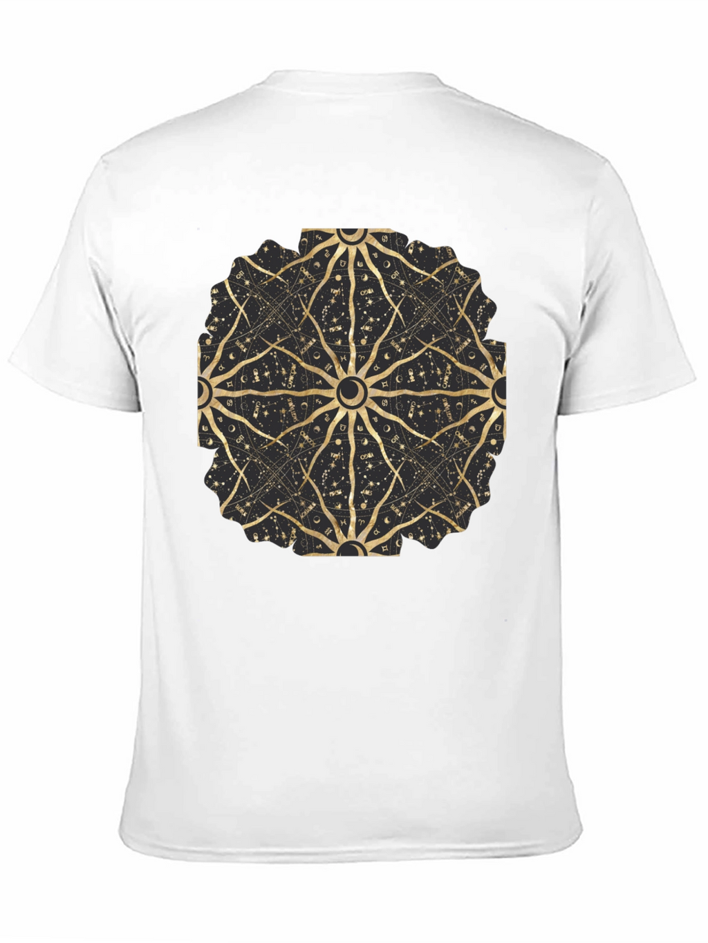 Celestial Astrology Mandala Black Tee