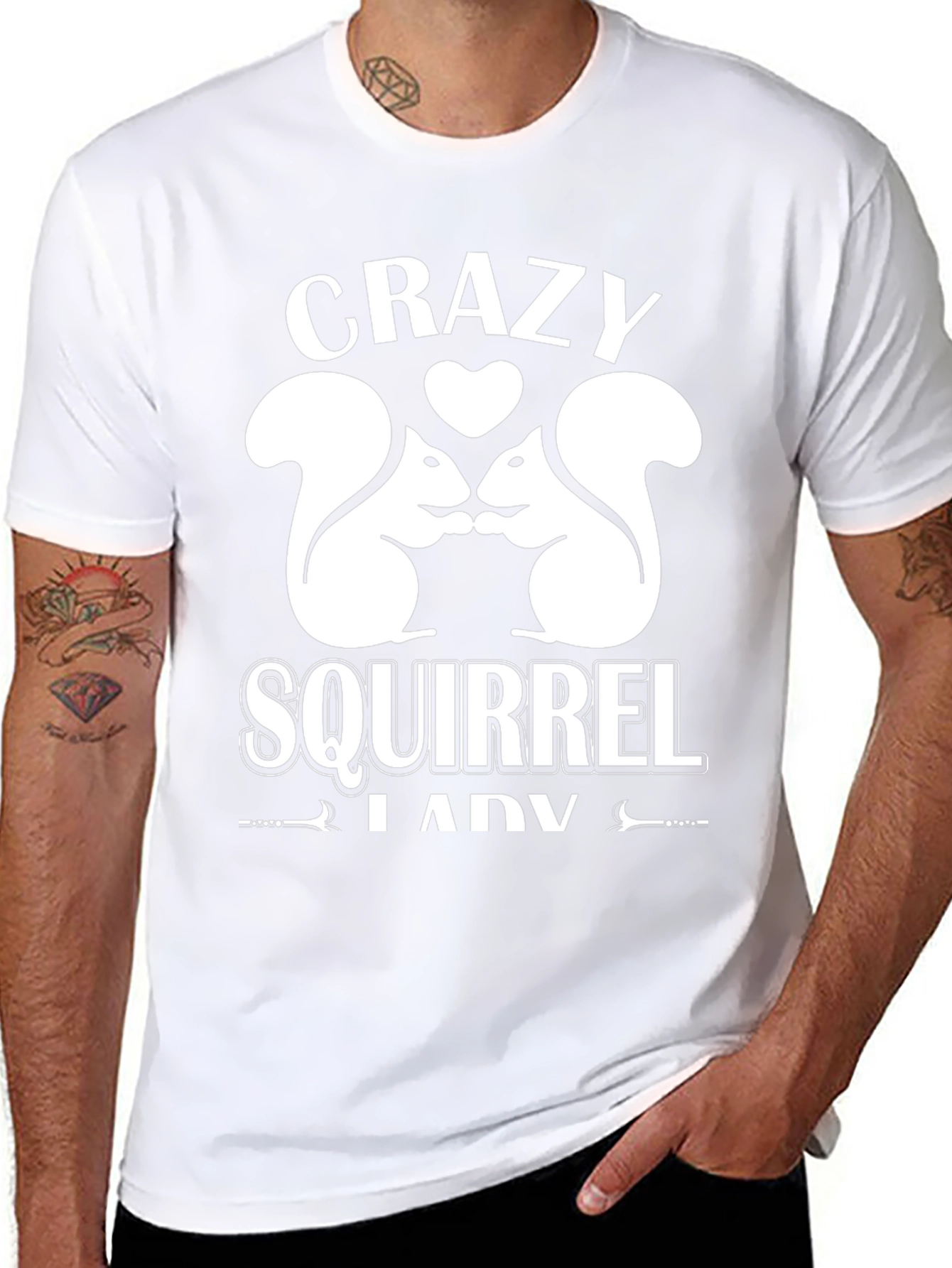 Crazy Squirrel Lady T-Shirt