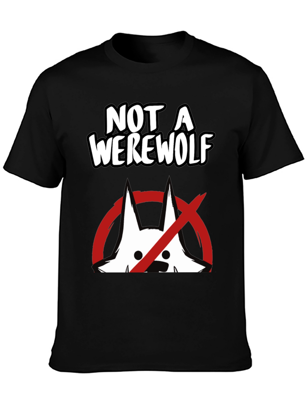 Not A Werewolf Graphic Tee - Funny Mens T-Shirt