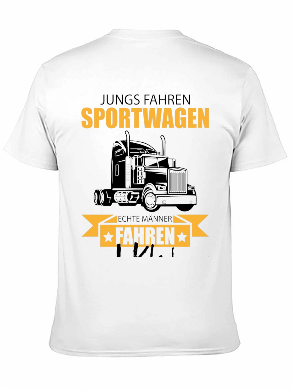 Truck Driver T-Shirt: Sportwagen Echte Manner Fahren