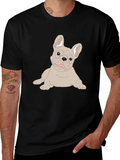 Bulldog Graphic Tee - Casual Style