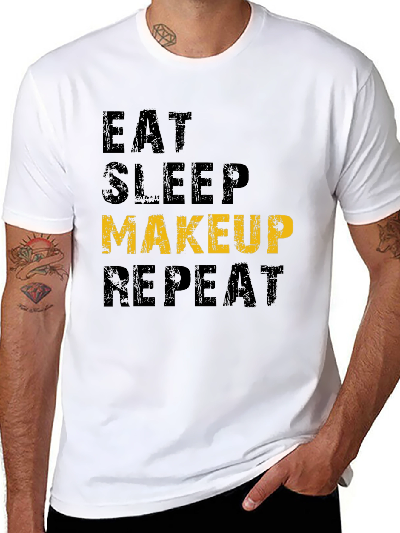Eat Sleep Makeup Repeat Graphic T-Shirt