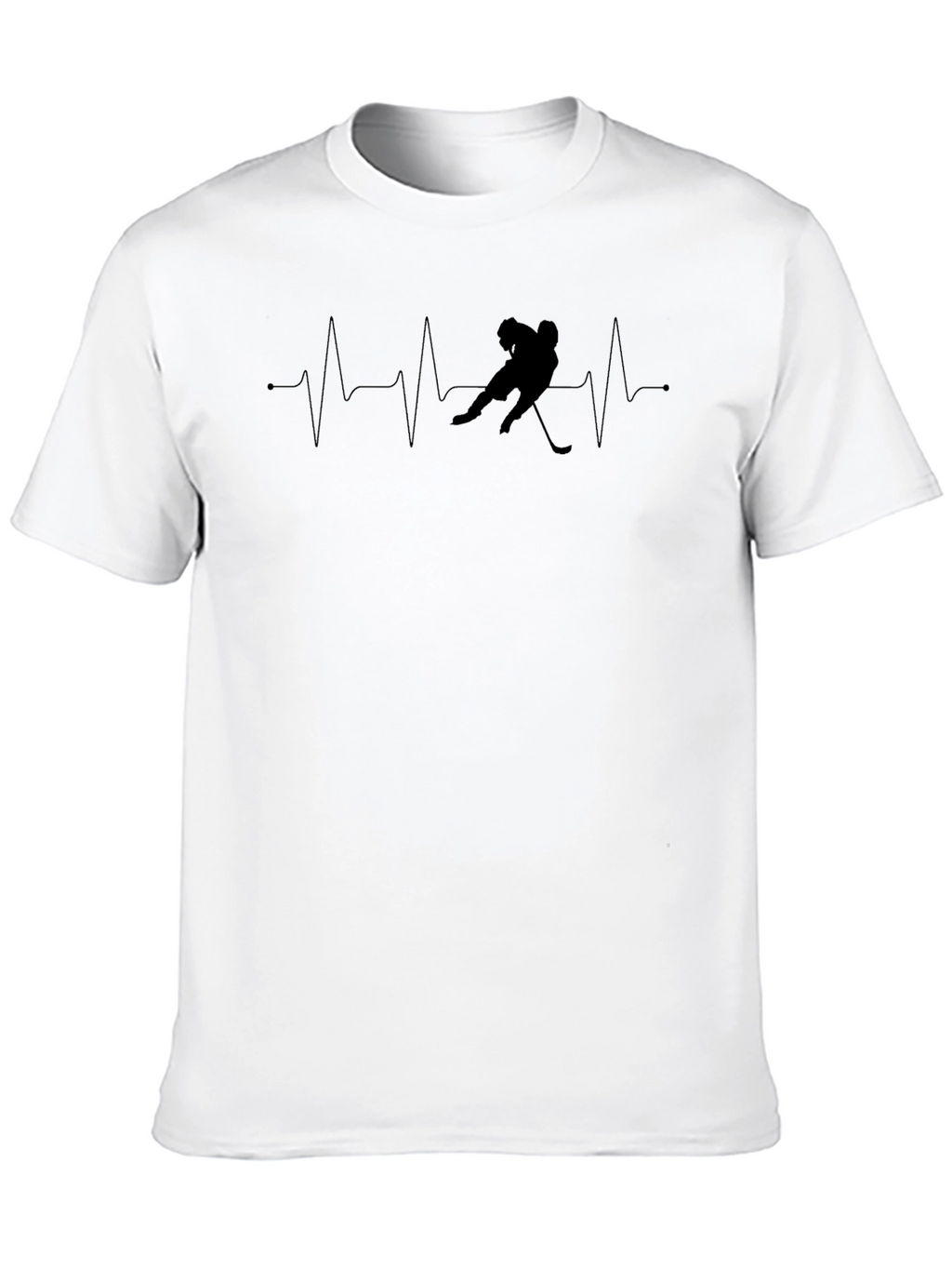 Hockey Heartbeat T-Shirt - Sport Fan Tee
