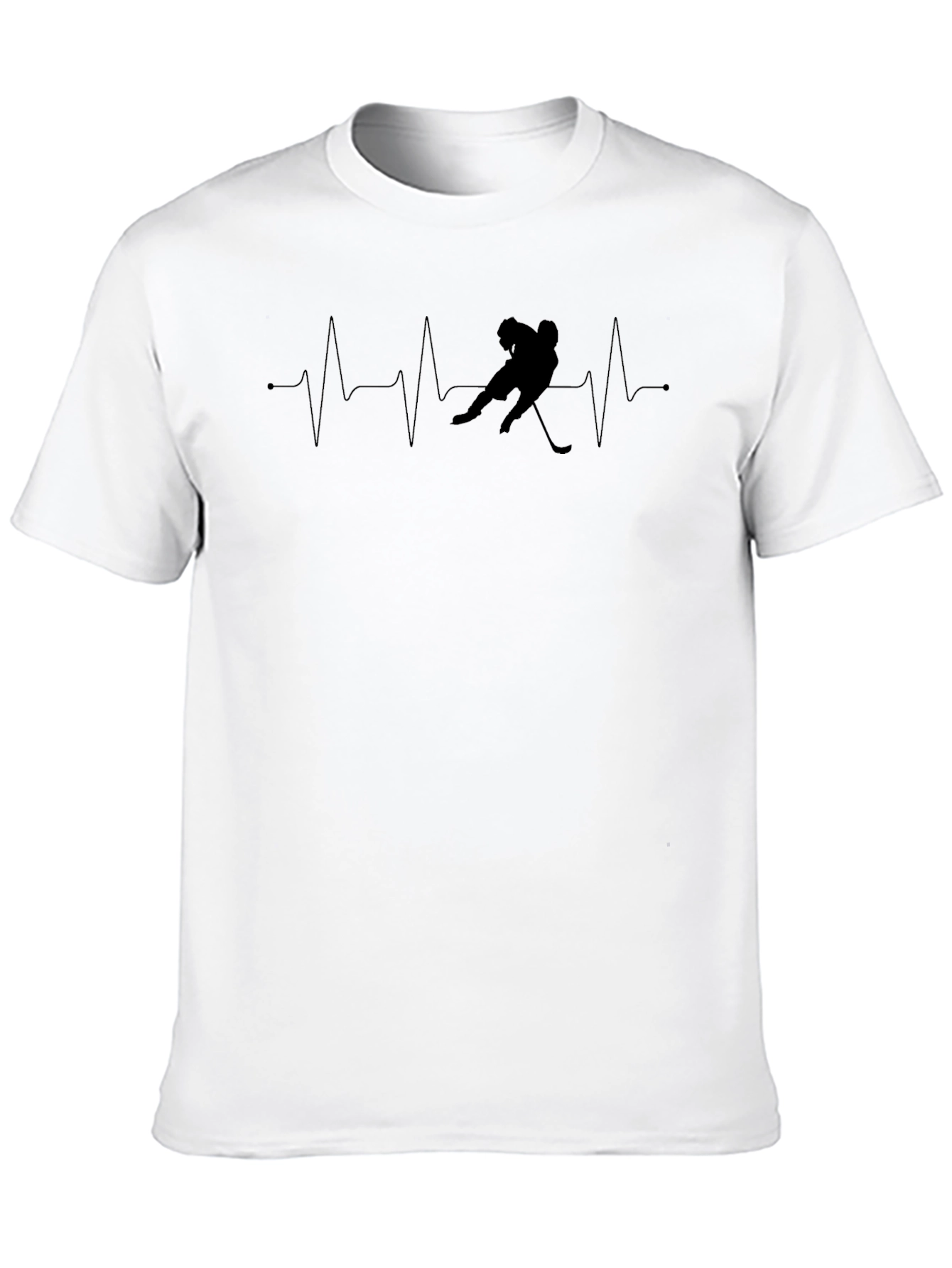 Hockey Heartbeat T-Shirt - Sport Fan Tee