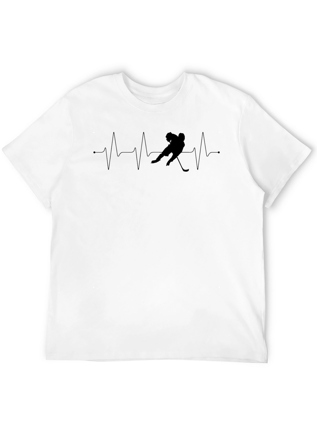 Hockey Heartbeat T-Shirt - Sport Fan Tee