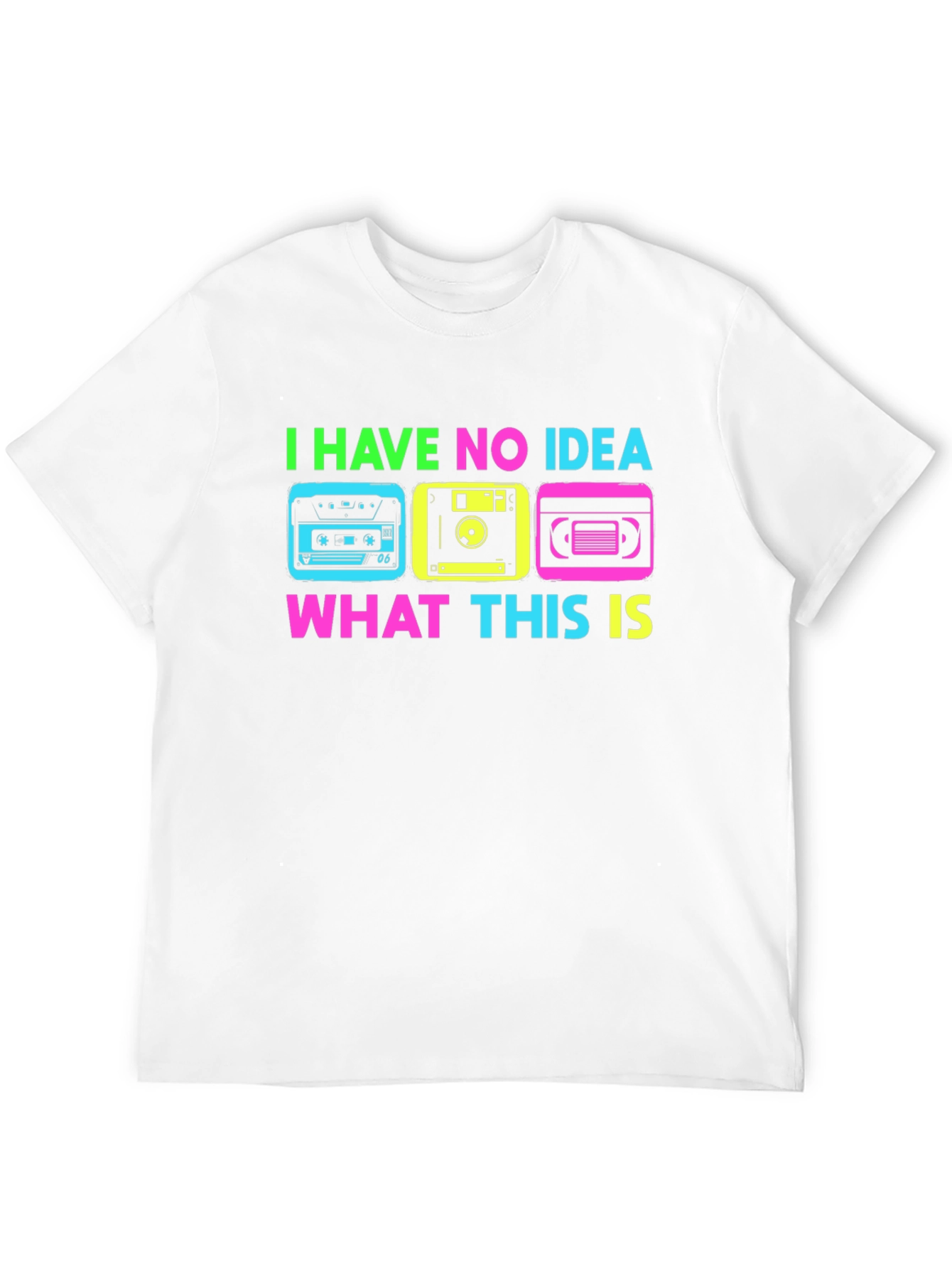 Retro Media T-Shirt - I Have No Idea What This Is!