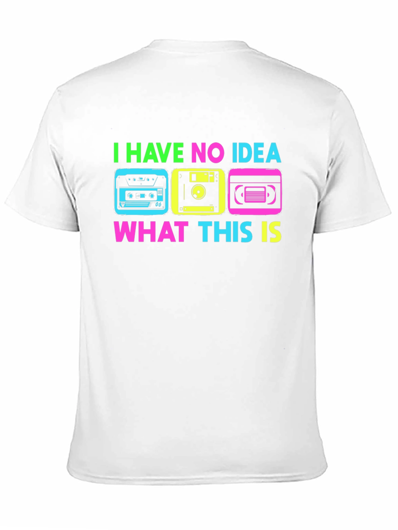 Retro Media T-Shirt - I Have No Idea What This Is!