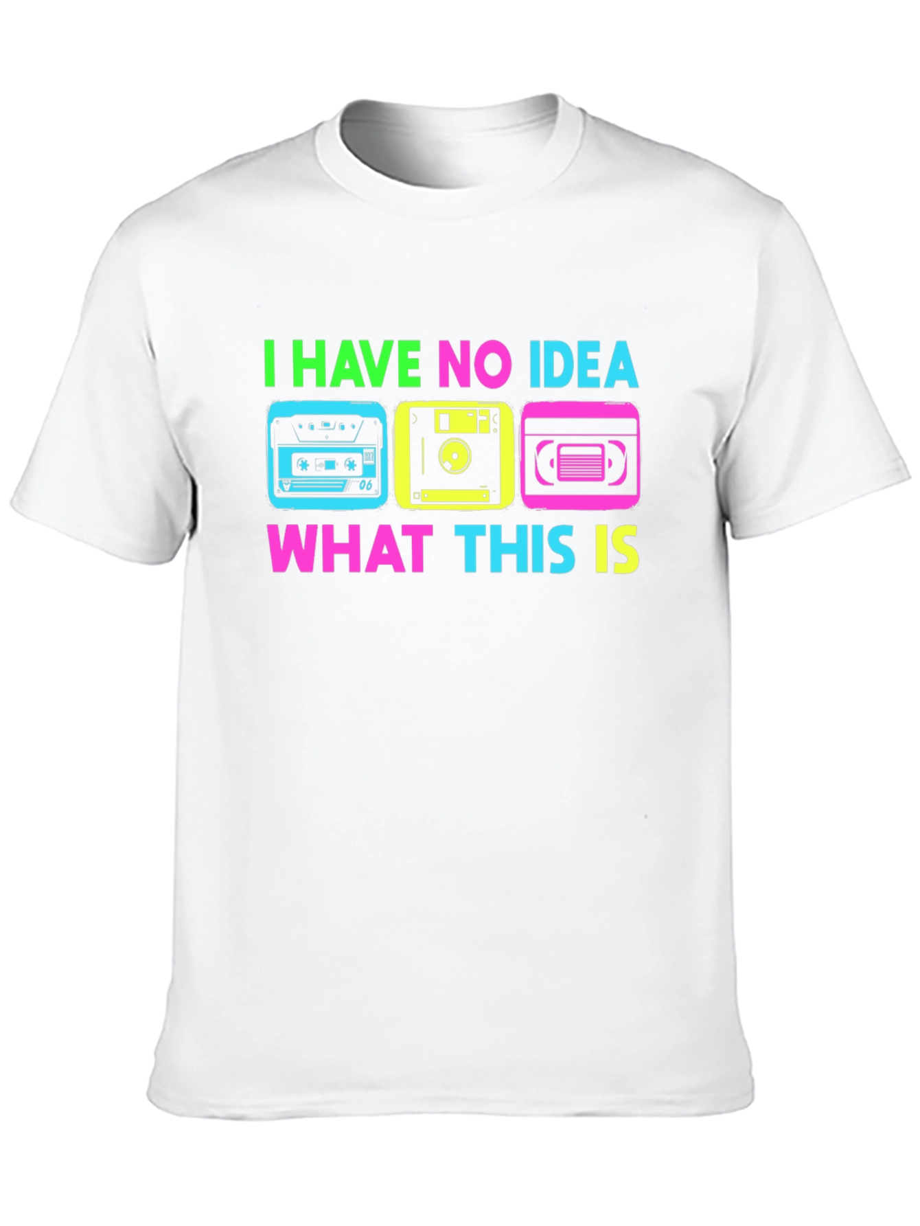 Retro Media T-Shirt - I Have No Idea What This Is!