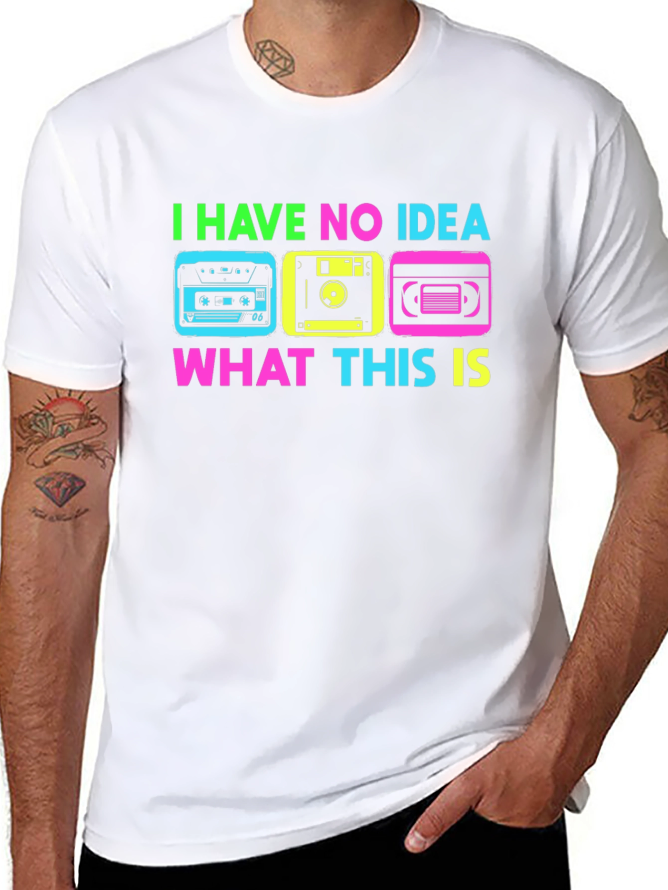 Retro Media T-Shirt - I Have No Idea What This Is!