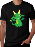 Dragon Graphic T-Shirt - Cute Cartoon Design
