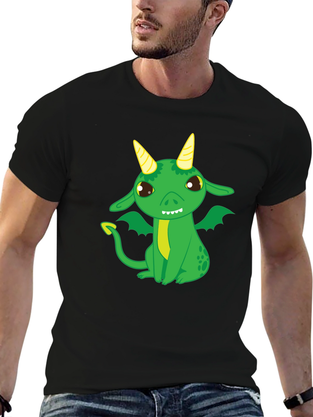 Dragon Graphic T-Shirt - Cute Cartoon Design
