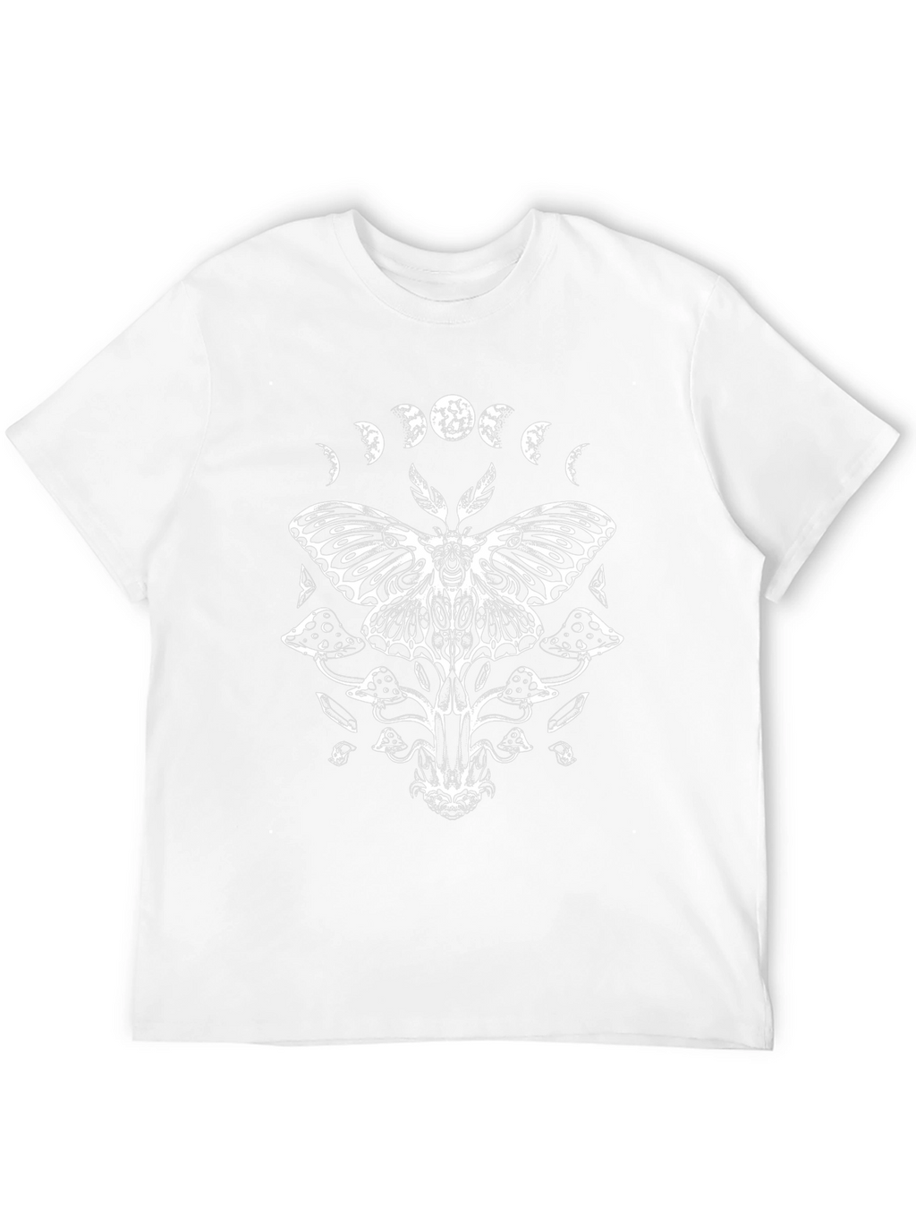 Moth and Moon Phases Graphic Tee