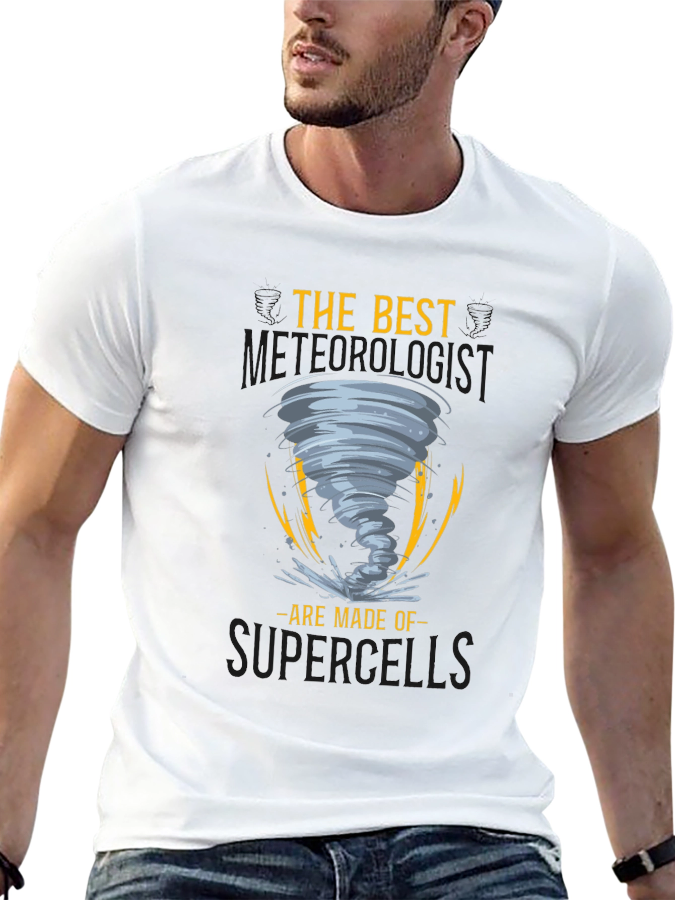 The Best Meteorologist T-Shirt Supercells Tornado Gift