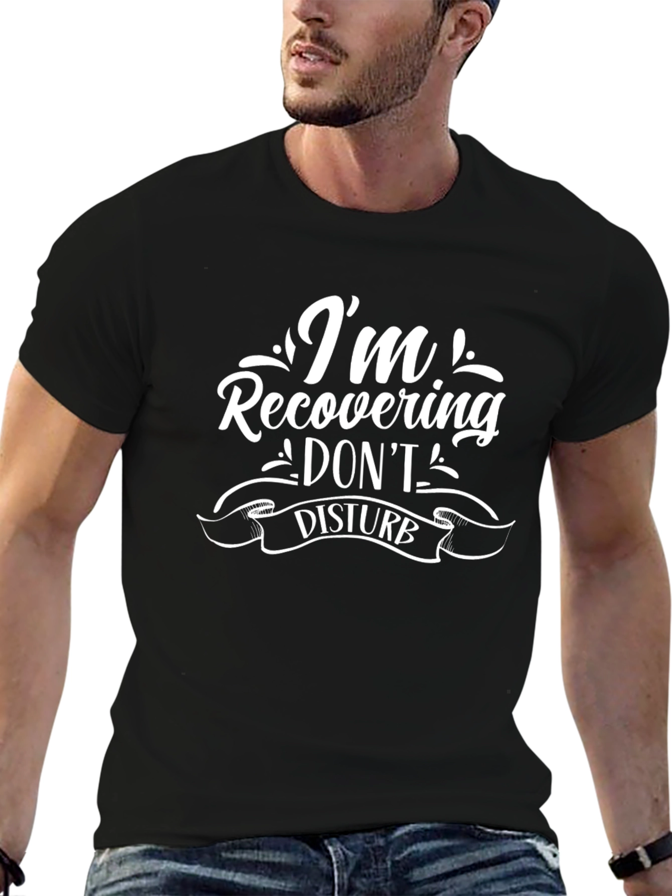 Recovering Dont Disturb Graphic Tee