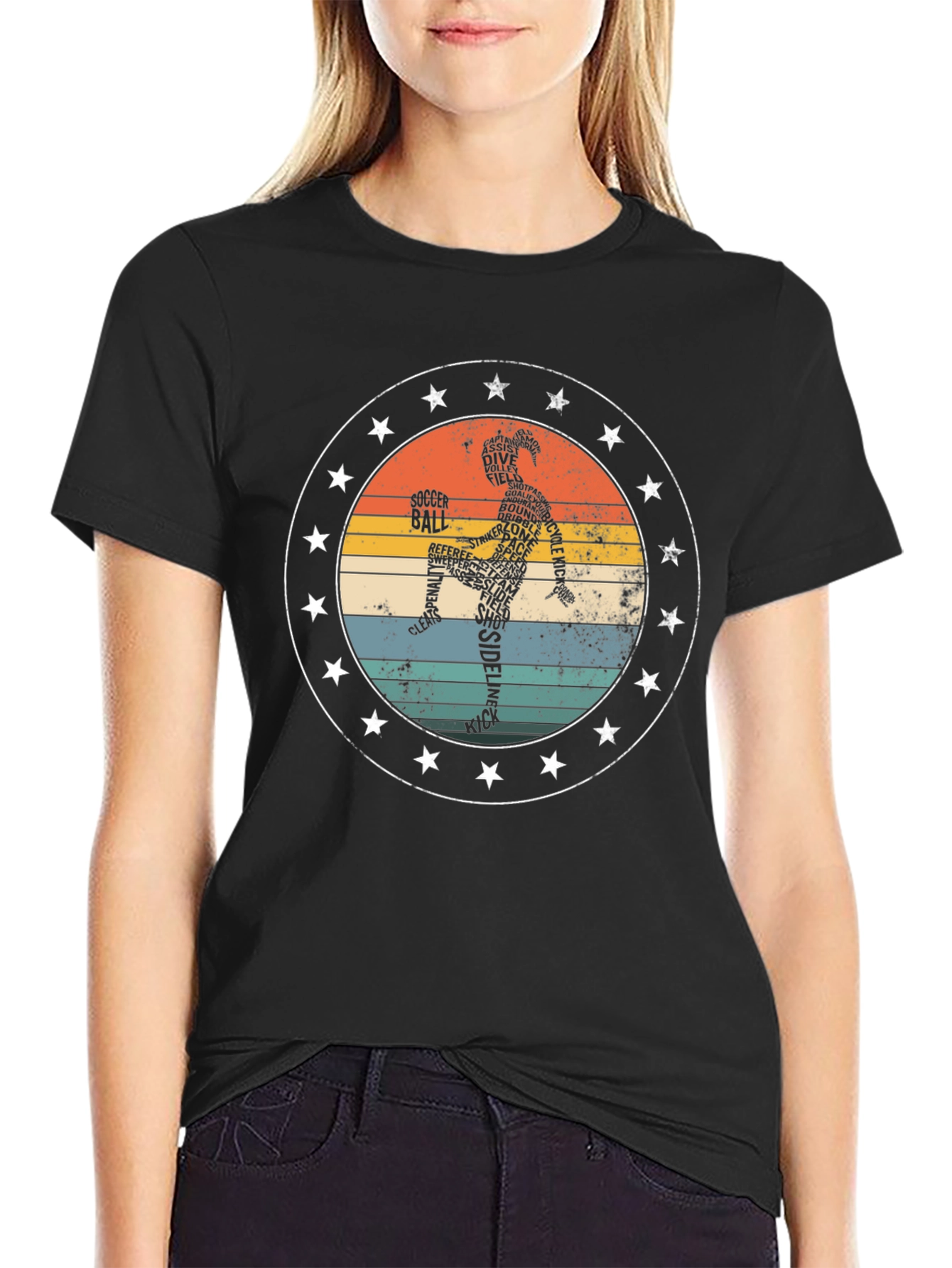 Soccer Girl Graphic Tee - Stylish & Sporty T-Shirt