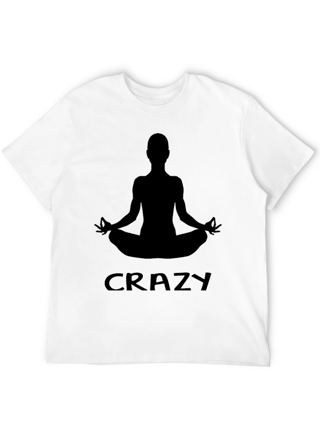 Crazy Yogi Black T-Shirt - Mens