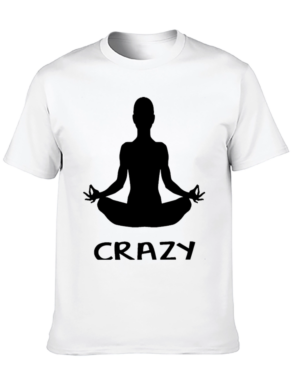 Crazy Yogi Black T-Shirt - Mens