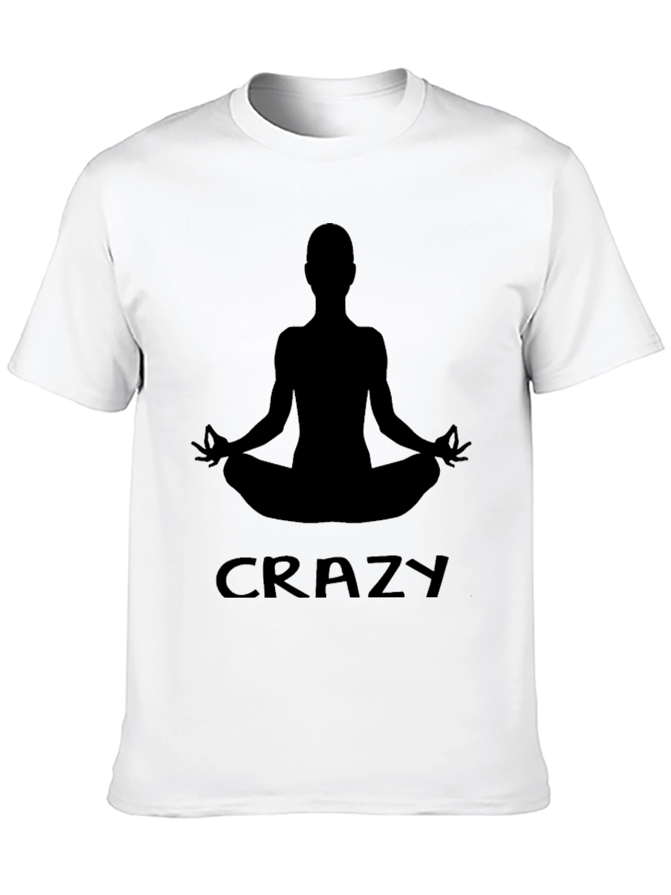 Crazy Yogi Black T-Shirt - Mens