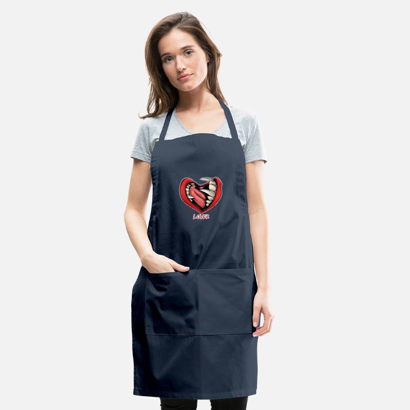 Vampire mouth with sharp