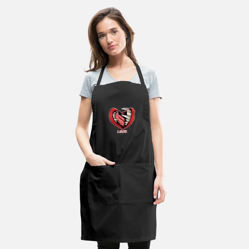 Vampire mouth with sharp