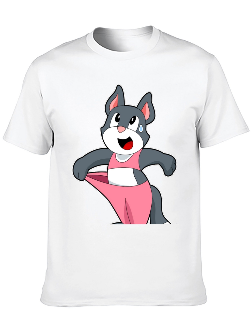 Funny Cartoon Cat T-Shirt