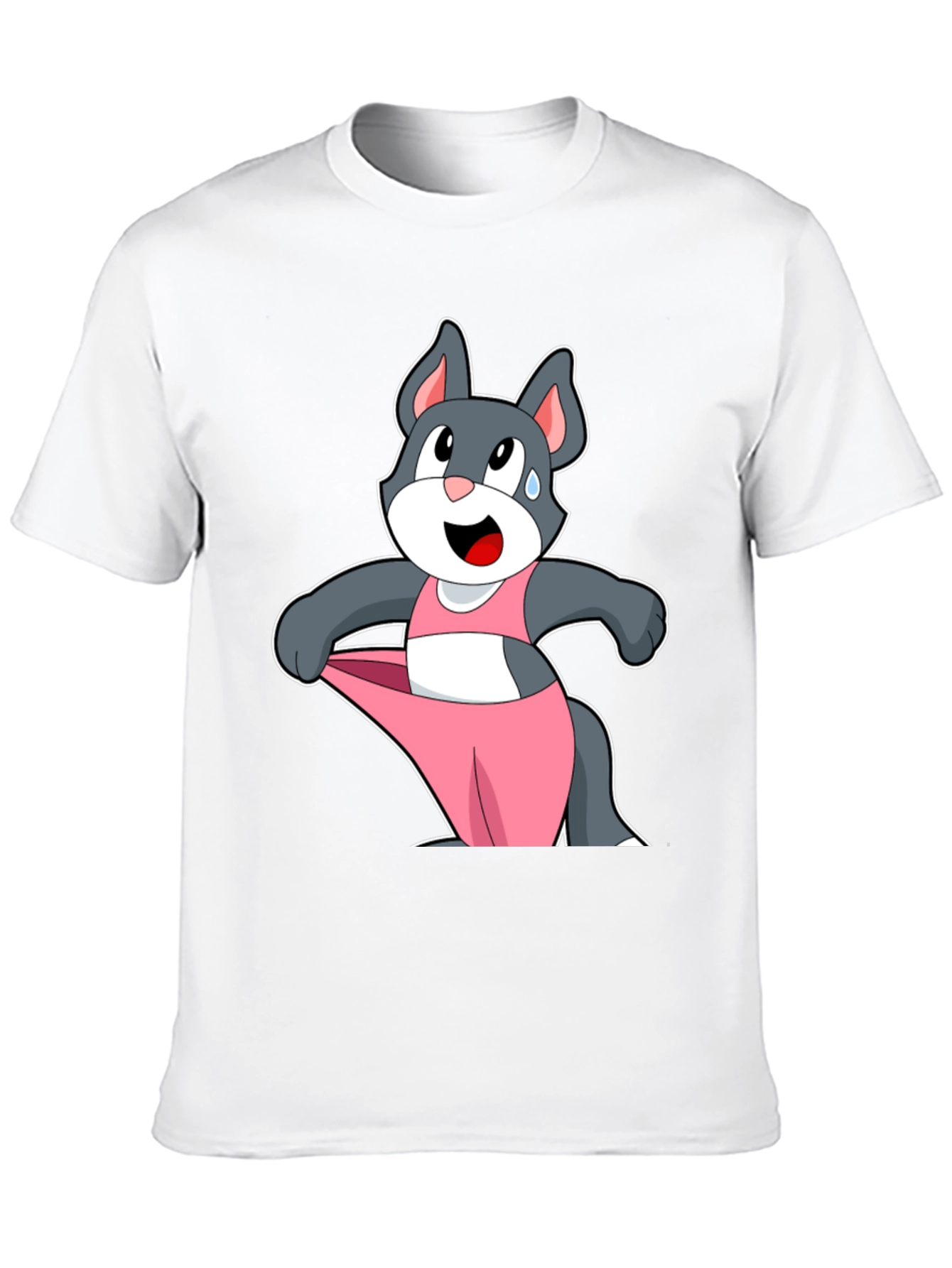 Funny Cartoon Cat T-Shirt