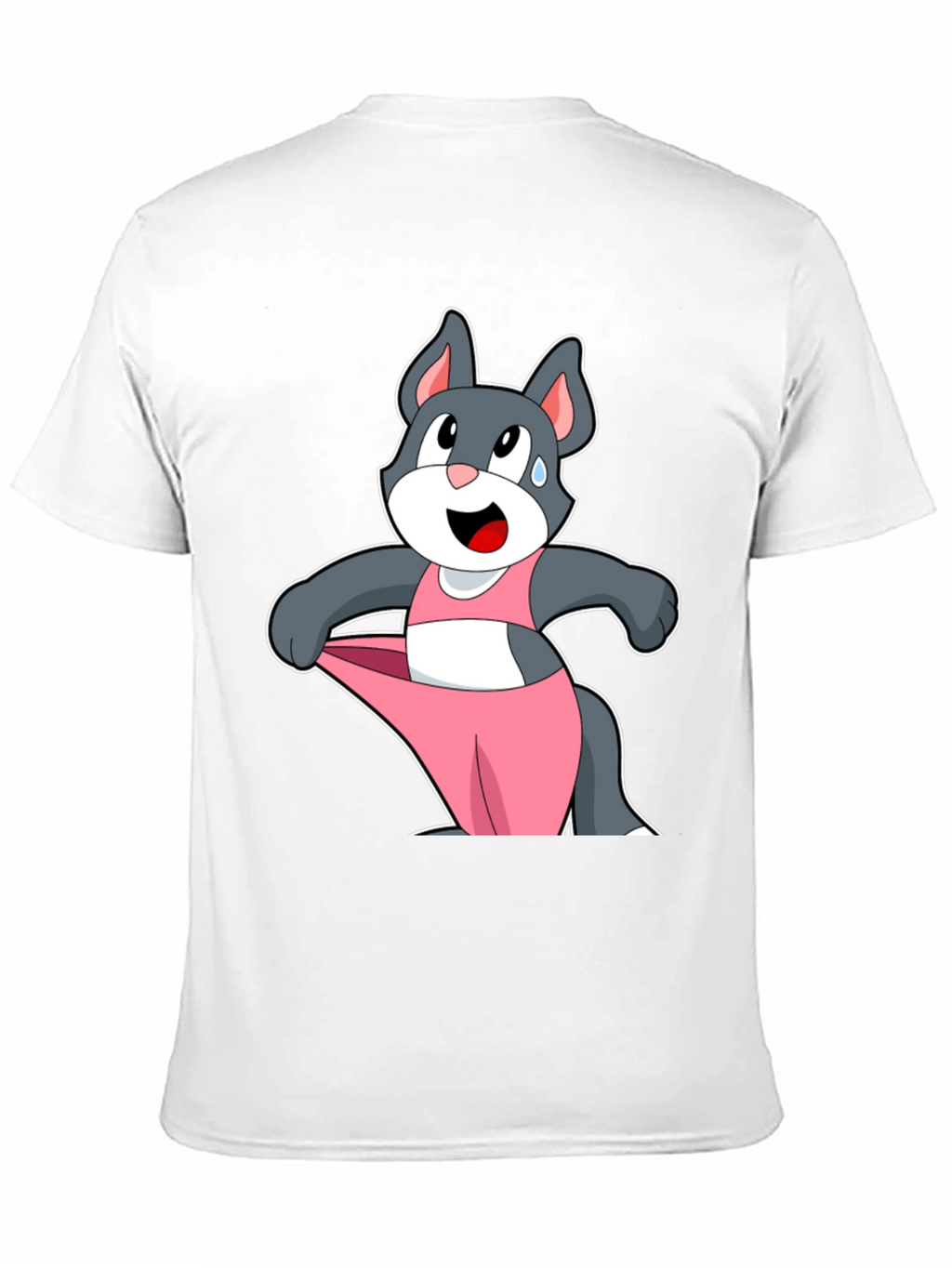 Funny Cartoon Cat T-Shirt