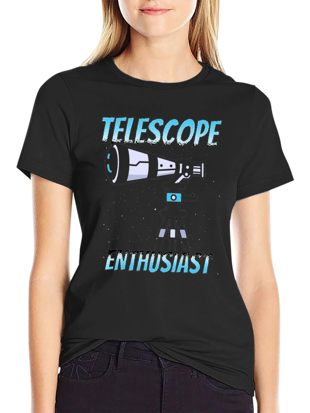 Telescope Enthusiast Graphic T-Shirt