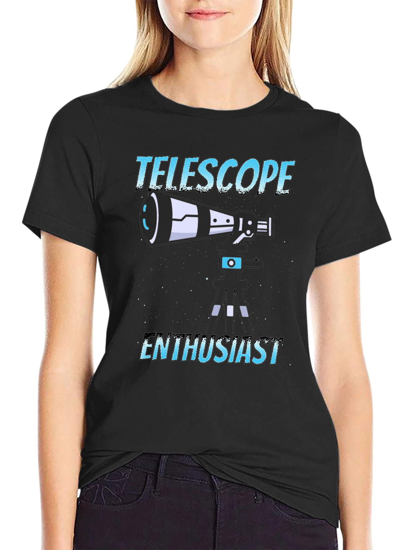Telescope Enthusiast Graphic T-Shirt
