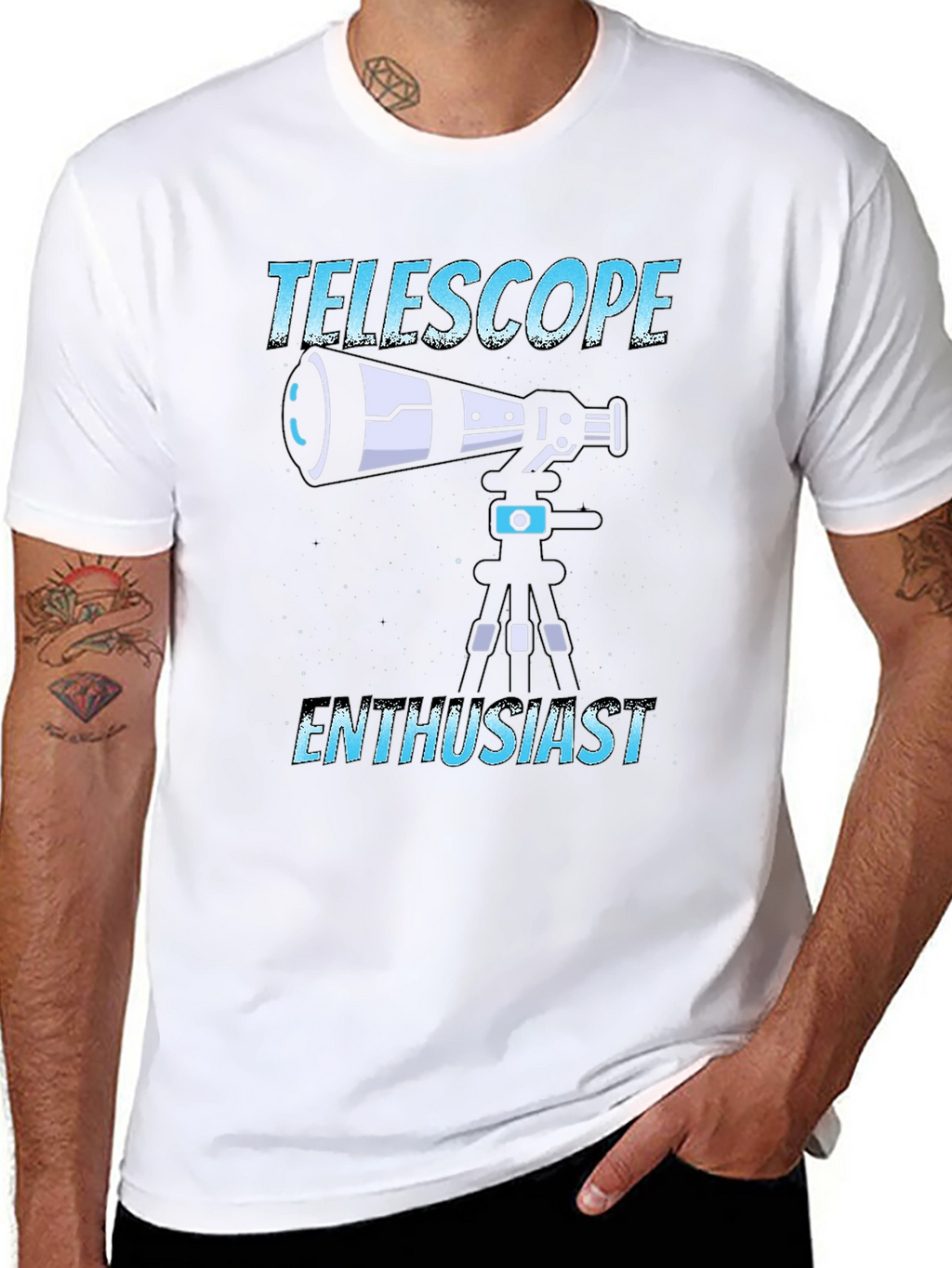 Telescope Enthusiast Graphic T-Shirt