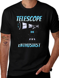 Telescope Enthusiast Graphic T-Shirt