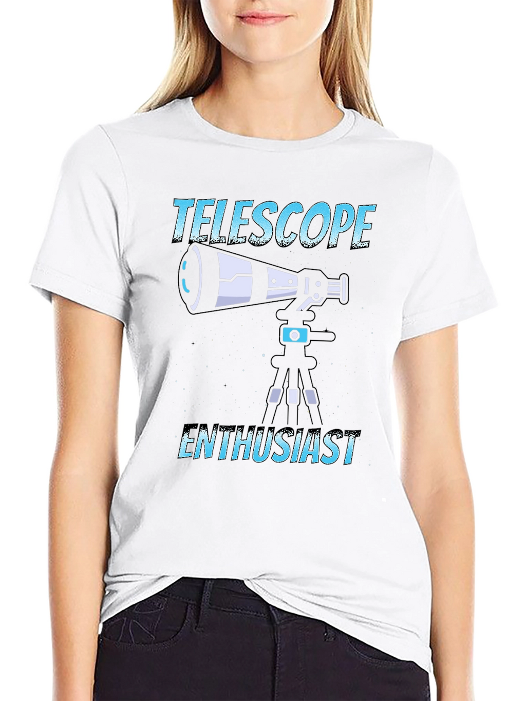Telescope Enthusiast Graphic T-Shirt