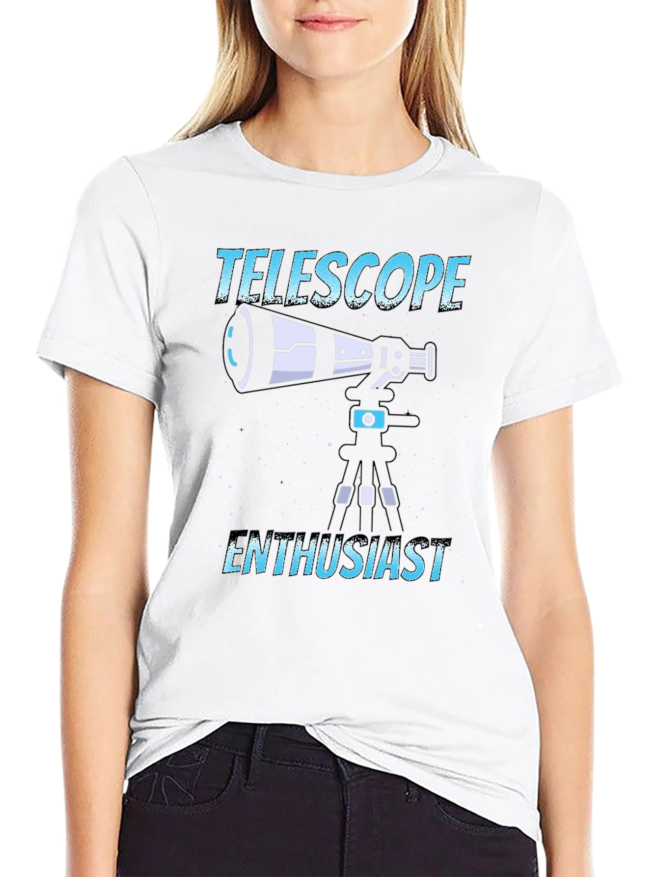 Telescope Enthusiast Graphic T-Shirt