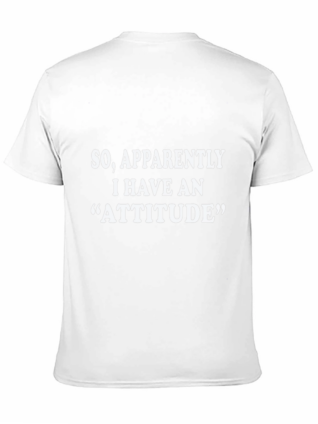 Attitude Statement Black Graphic T-Shirt